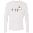 T-Shirts White / S Kawaii Rabbit and Carrots Men's Premium Long Sleeve