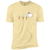 T-Shirts Banana Cream / X-Small Kawaii Rabbit and Carrots Men's Premium T-Shirt