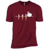 T-Shirts Cardinal / X-Small Kawaii Rabbit and Carrots Men's Premium T-Shirt