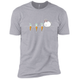 T-Shirts Heather Grey / X-Small Kawaii Rabbit and Carrots Men's Premium T-Shirt