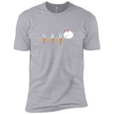 T-Shirts Heather Grey / X-Small Kawaii Rabbit and Carrots Men's Premium T-Shirt