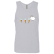 T-Shirts Heather Grey / S Kawaii Rabbit and Carrots Men's Premium Tank Top