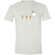 T-Shirts White / X-Small Kawaii Rabbit and Carrots Men's Semi-Fitted Softstyle