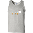 T-Shirts Ash / S Kawaii Rabbit and Carrots Men's Tank Top