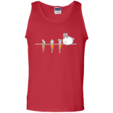 T-Shirts Red / S Kawaii Rabbit and Carrots Men's Tank Top