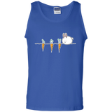 T-Shirts Royal / S Kawaii Rabbit and Carrots Men's Tank Top