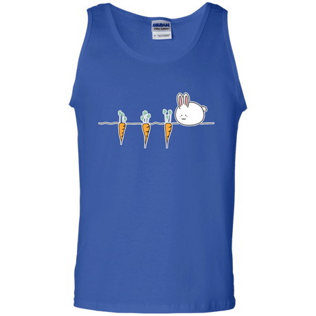 T-Shirts Royal / S Kawaii Rabbit and Carrots Men's Tank Top
