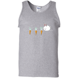 T-Shirts Sport Grey / S Kawaii Rabbit and Carrots Men's Tank Top