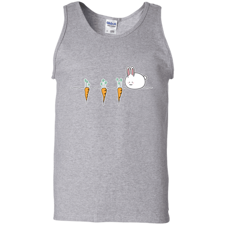 T-Shirts Sport Grey / S Kawaii Rabbit and Carrots Men's Tank Top