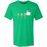 T-Shirts Envy / S Kawaii Rabbit and Carrots Men's Triblend T-Shirt