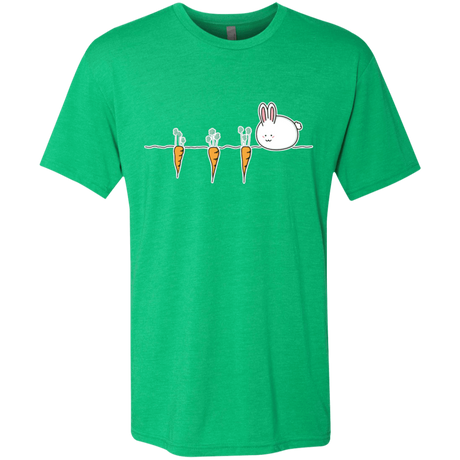 T-Shirts Envy / S Kawaii Rabbit and Carrots Men's Triblend T-Shirt