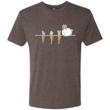 T-Shirts Macchiato / S Kawaii Rabbit and Carrots Men's Triblend T-Shirt