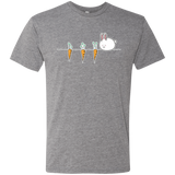 T-Shirts Premium Heather / S Kawaii Rabbit and Carrots Men's Triblend T-Shirt