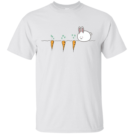 T-Shirts White / S Kawaii Rabbit and Carrots T-Shirt