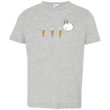 T-Shirts Heather Grey / 2T Kawaii Rabbit and Carrots Toddler Premium T-Shirt