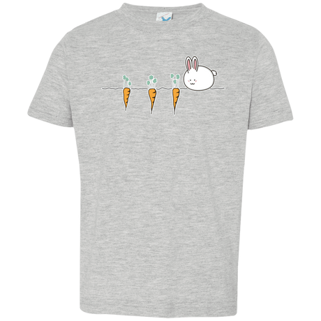 T-Shirts Heather Grey / 2T Kawaii Rabbit and Carrots Toddler Premium T-Shirt