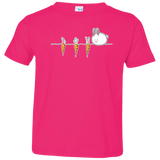 T-Shirts Hot Pink / 2T Kawaii Rabbit and Carrots Toddler Premium T-Shirt