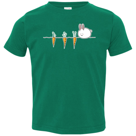 T-Shirts Kelly / 2T Kawaii Rabbit and Carrots Toddler Premium T-Shirt