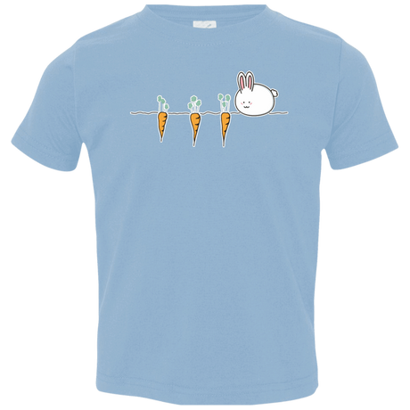 T-Shirts Light Blue / 2T Kawaii Rabbit and Carrots Toddler Premium T-Shirt