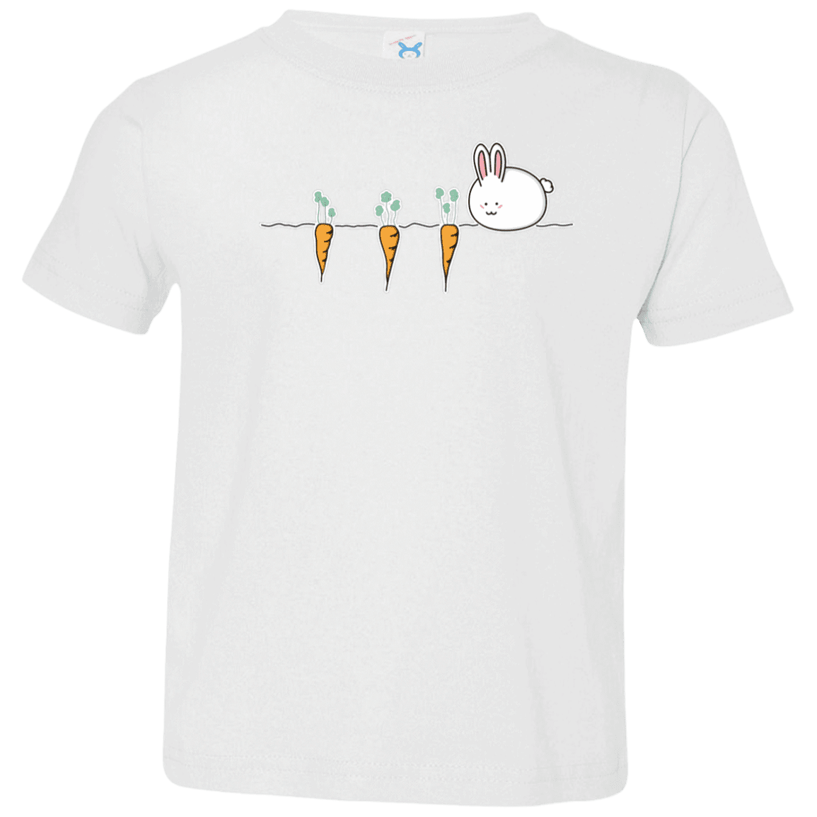 T-Shirts White / 2T Kawaii Rabbit and Carrots Toddler Premium T-Shirt