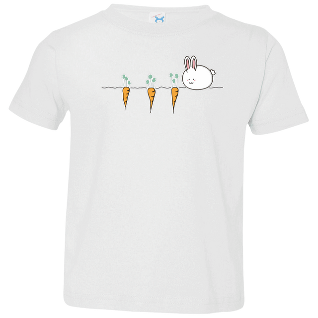 T-Shirts White / 2T Kawaii Rabbit and Carrots Toddler Premium T-Shirt