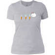 T-Shirts Heather Grey / X-Small Kawaii Rabbit and Carrots Women's Premium T-Shirt