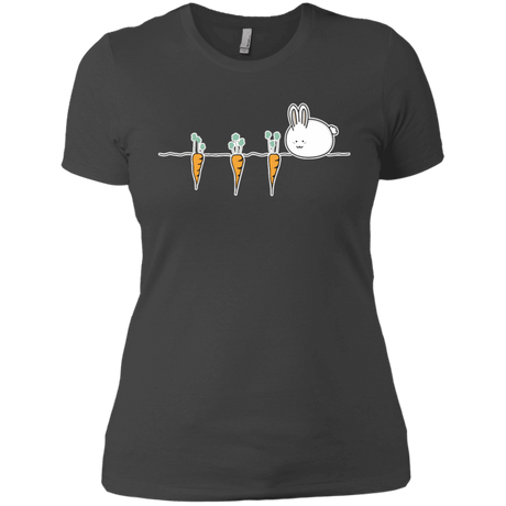 T-Shirts Heavy Metal / X-Small Kawaii Rabbit and Carrots Women's Premium T-Shirt