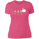 T-Shirts Hot Pink / X-Small Kawaii Rabbit and Carrots Women's Premium T-Shirt