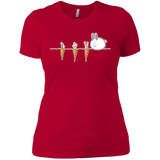 T-Shirts Red / X-Small Kawaii Rabbit and Carrots Women's Premium T-Shirt