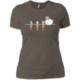 T-Shirts Warm Grey / X-Small Kawaii Rabbit and Carrots Women's Premium T-Shirt