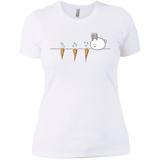 T-Shirts White / X-Small Kawaii Rabbit and Carrots Women's Premium T-Shirt