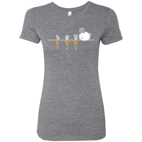 T-Shirts Premium Heather / S Kawaii Rabbit and Carrots Women's Triblend T-Shirt