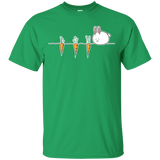 T-Shirts Irish Green / YXS Kawaii Rabbit and Carrots Youth T-Shirt