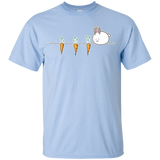 T-Shirts Light Blue / YXS Kawaii Rabbit and Carrots Youth T-Shirt