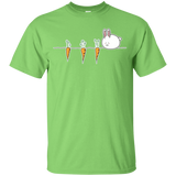 T-Shirts Lime / YXS Kawaii Rabbit and Carrots Youth T-Shirt