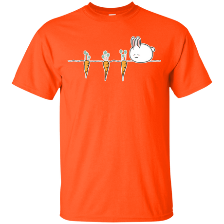 T-Shirts Orange / YXS Kawaii Rabbit and Carrots Youth T-Shirt