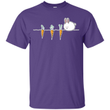 T-Shirts Purple / YXS Kawaii Rabbit and Carrots Youth T-Shirt