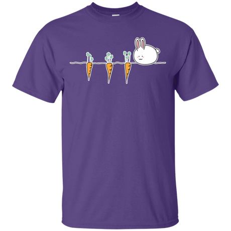 T-Shirts Purple / YXS Kawaii Rabbit and Carrots Youth T-Shirt