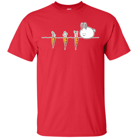 T-Shirts Red / YXS Kawaii Rabbit and Carrots Youth T-Shirt