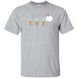 T-Shirts Sport Grey / YXS Kawaii Rabbit and Carrots Youth T-Shirt