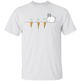 T-Shirts White / YXS Kawaii Rabbit and Carrots Youth T-Shirt