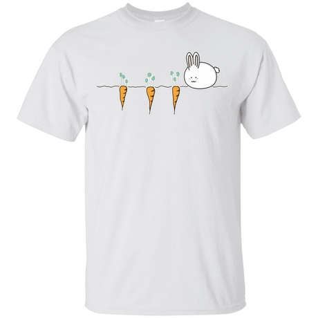 T-Shirts White / YXS Kawaii Rabbit and Carrots Youth T-Shirt