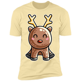 T-Shirts Banana Cream / S Kawaii Reindeer Men's Premium T-Shirt
