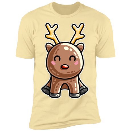 T-Shirts Banana Cream / S Kawaii Reindeer Men's Premium T-Shirt