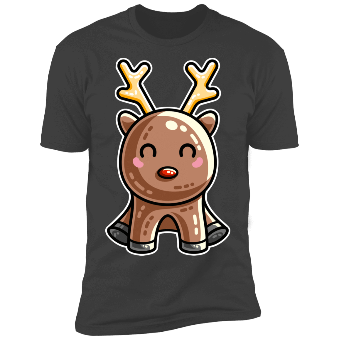 T-Shirts Heavy Metal / S Kawaii Reindeer Men's Premium T-Shirt
