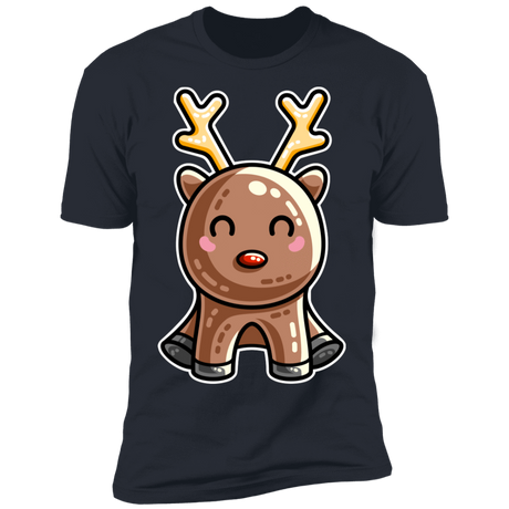 T-Shirts Indigo / S Kawaii Reindeer Men's Premium T-Shirt