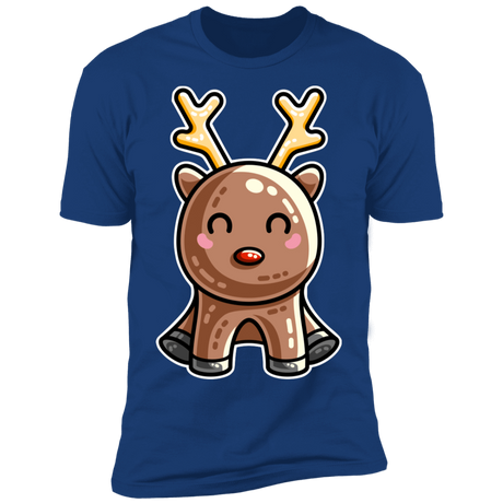 T-Shirts Royal / S Kawaii Reindeer Men's Premium T-Shirt