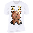 T-Shirts White / S Kawaii Reindeer Men's Premium T-Shirt