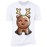 T-Shirts White / S Kawaii Reindeer Men's Premium T-Shirt