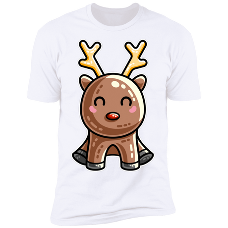 T-Shirts White / S Kawaii Reindeer Men's Premium T-Shirt